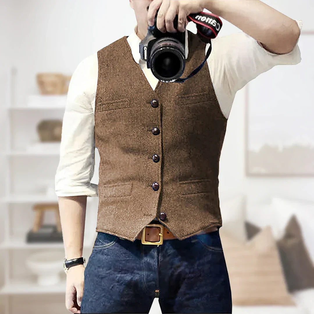 Ty | Men's Slim Fit Casual Vest - Image 10