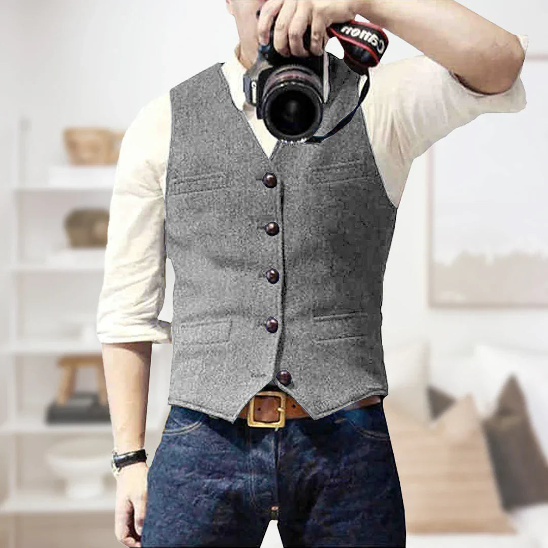 Ty | Men's Slim Fit Casual Vest - Image 7