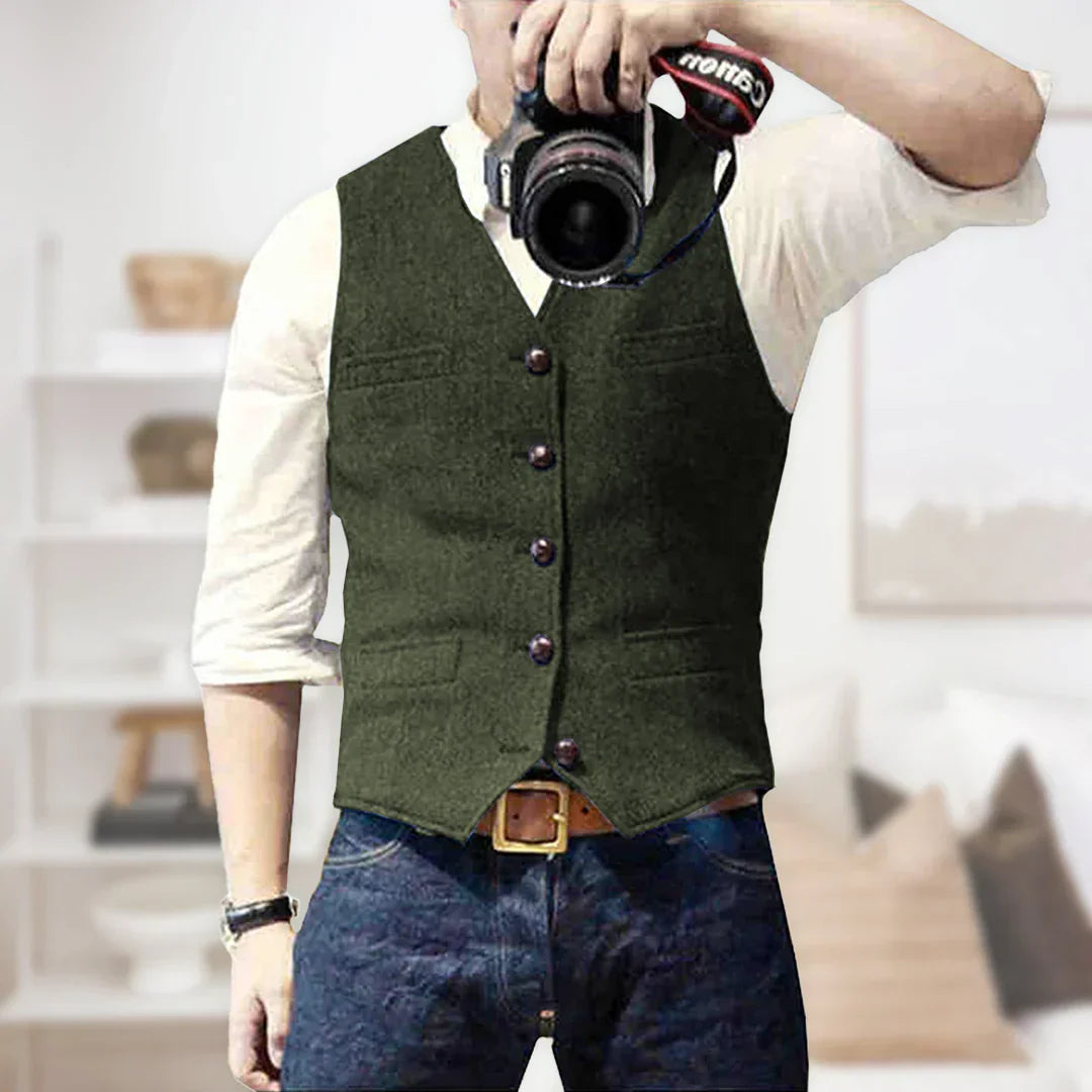 Ty | Men's Slim Fit Casual Vest - Image 6