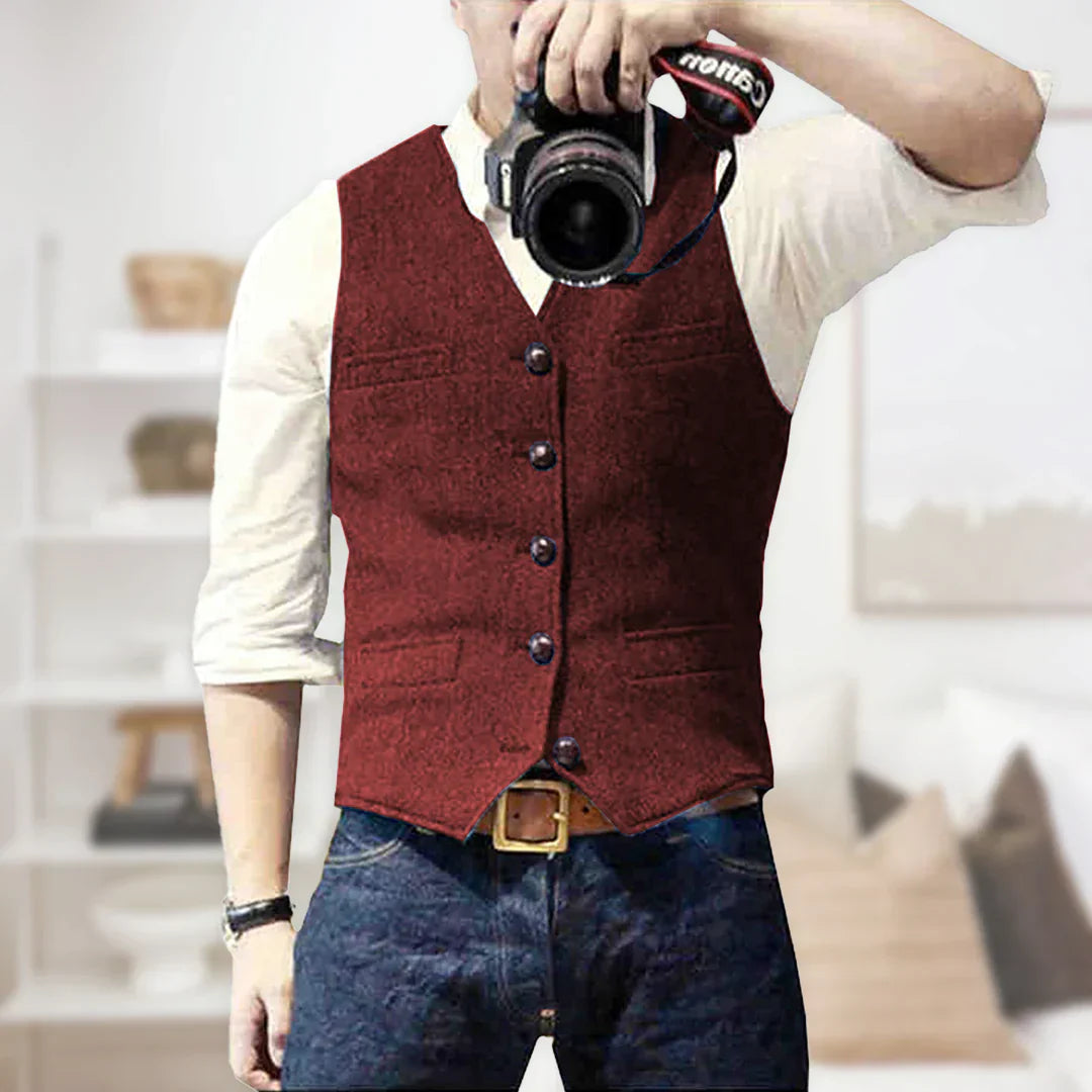 Ty | Men's Slim Fit Casual Vest - Image 9