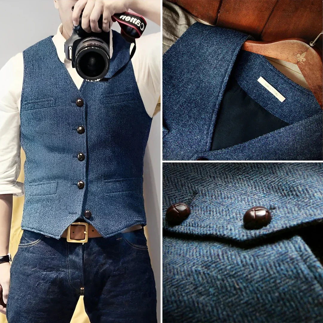 Ty | Men's Slim Fit Casual Vest - Image 2
