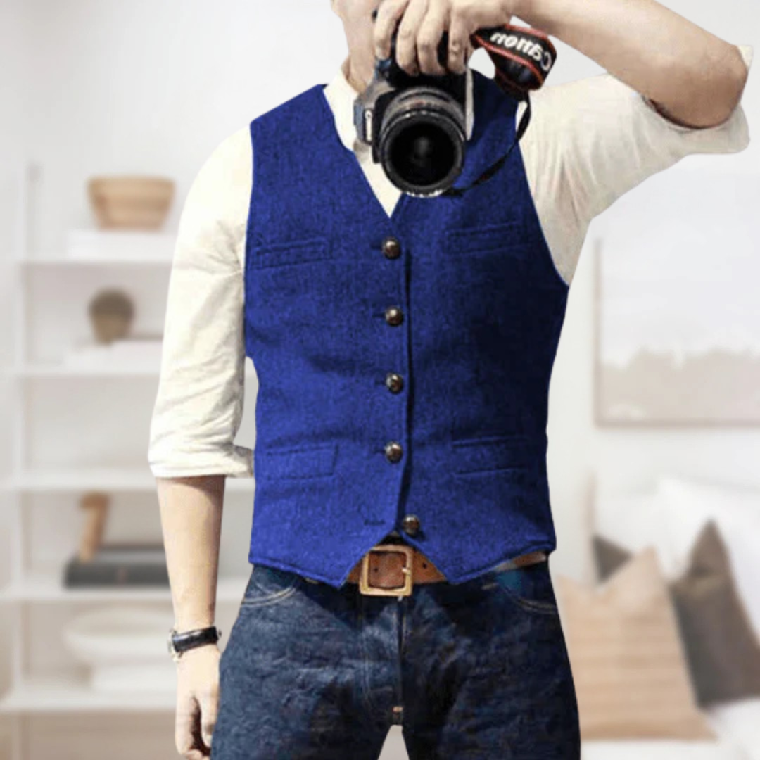 Ty | Men's Slim Fit Casual Vest - Image 8