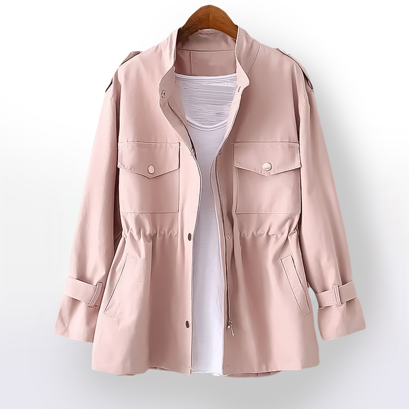 Diane | Women's Drawstring Waist Anorak Jacket - Image 6