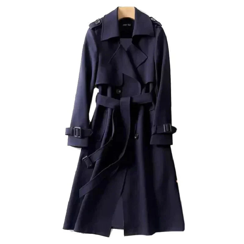 Leah | Women's Belted Double-Breasted Trench Coat - Image 6