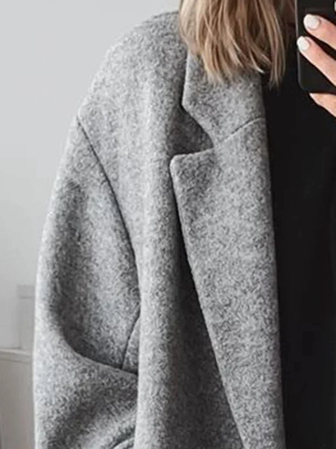 Image of Nora | Women's Oversized Double-Breasted Long Coat