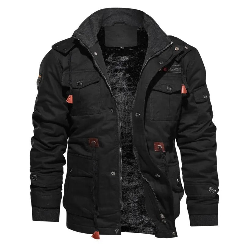 Rory | Men's Military Full Zip Jacket - Image 3