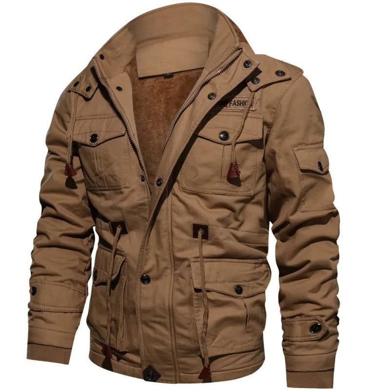 Rory | Men's Military Full Zip Jacket - Image 2