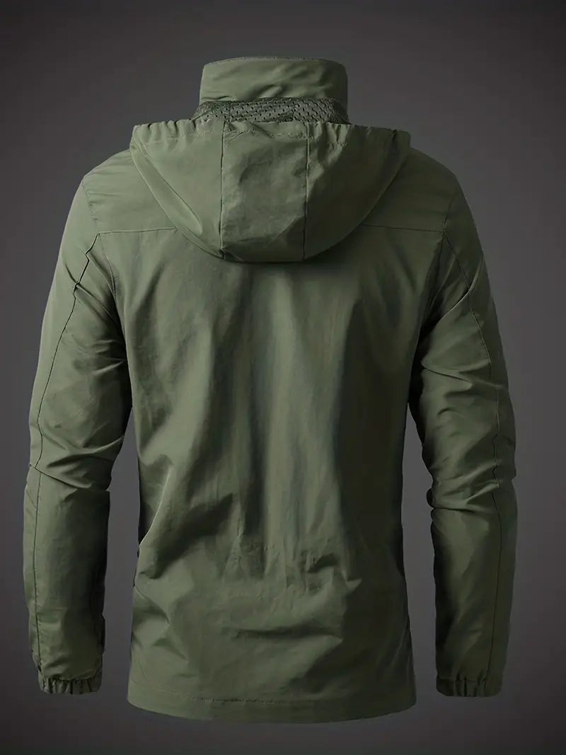 Jerry | Men's Hooded Lightweight Jacket - Image 2