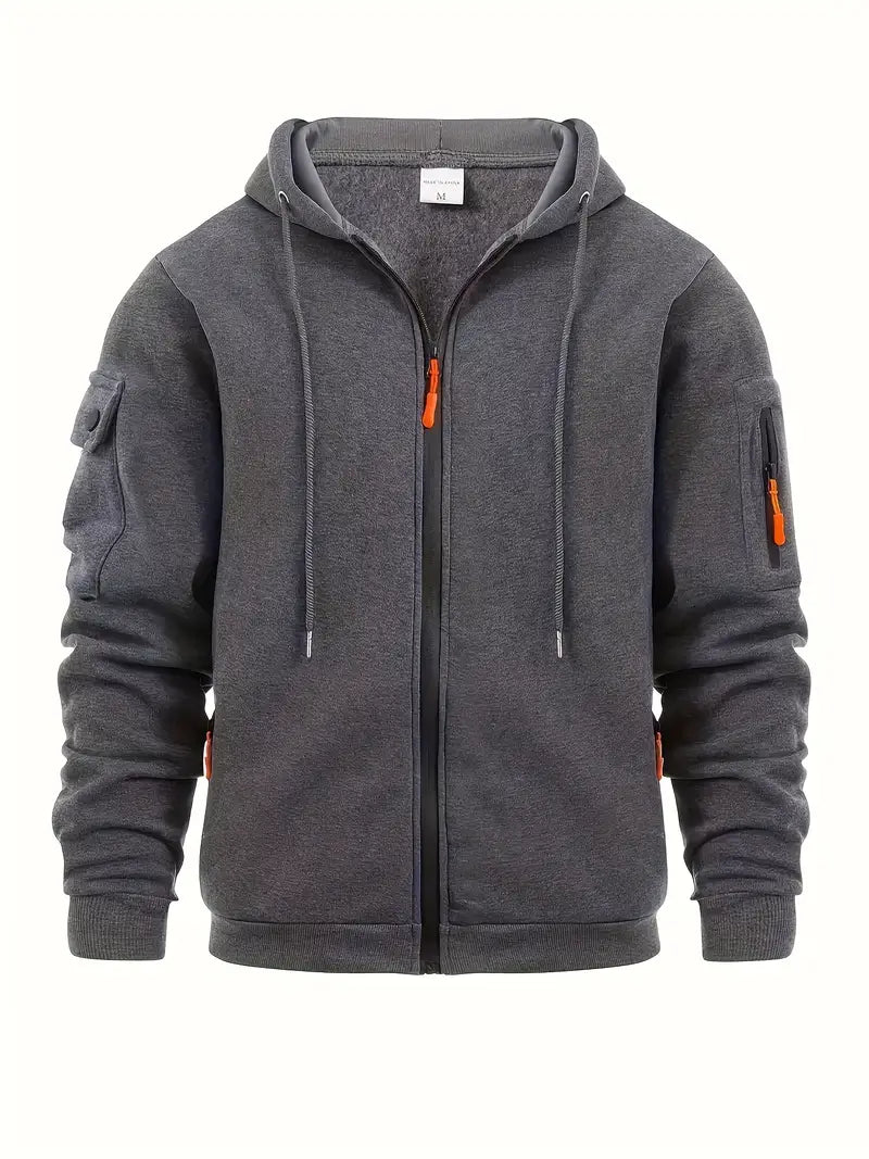 Rowan | Men's Full Zip Hoodie - Image 3