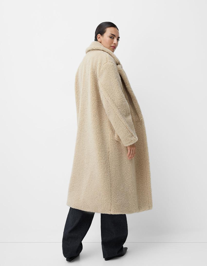 Melanie | Women's Oversized Teddy Coat - Image 3