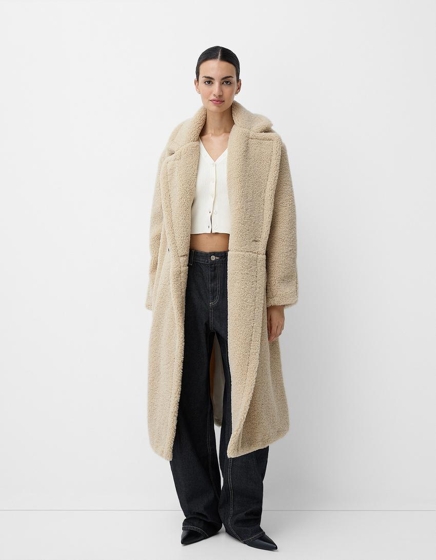 Melanie | Women's Oversized Teddy Coat - Image 2