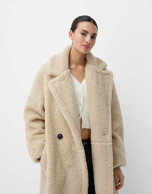 Melanie | Women's Oversized Teddy Coat - Image 1