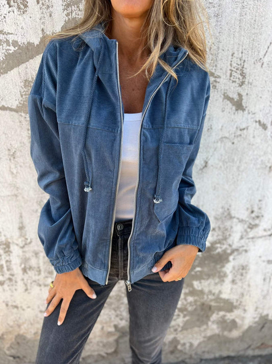 Jamie | Women's Hooded Zip-Up Jacket - Image 1