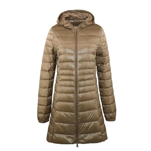 Dominique | Women's Hooded Long Puffer Jacket - Image 11