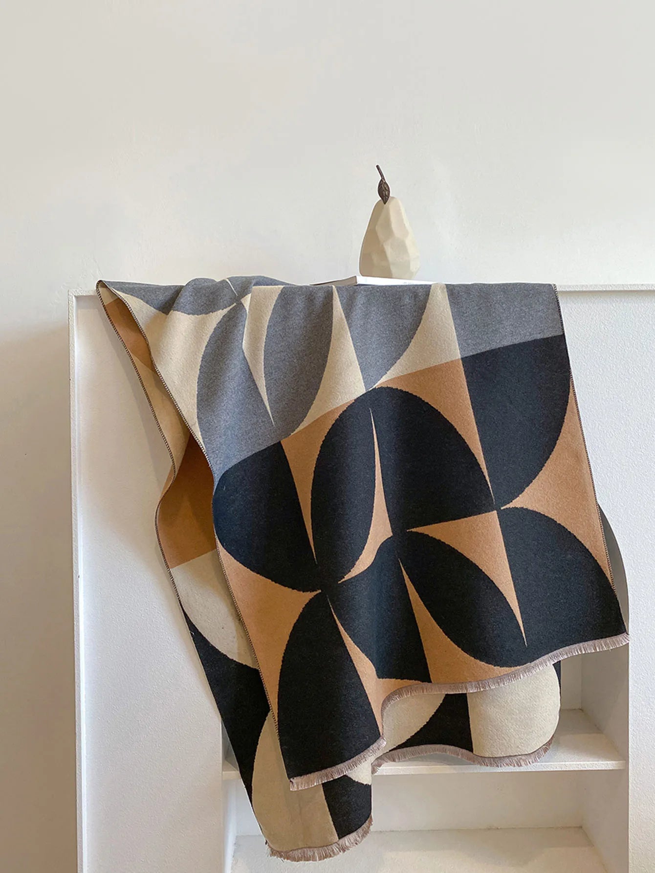 Vanessa | Women's Oversized Geometric Scarf - Image 7