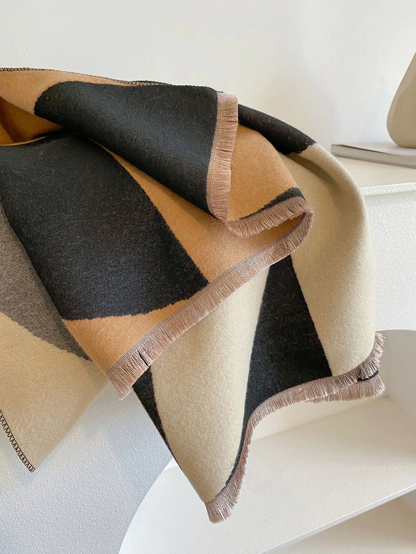 Vanessa | Women's Oversized Geometric Scarf - Image 8
