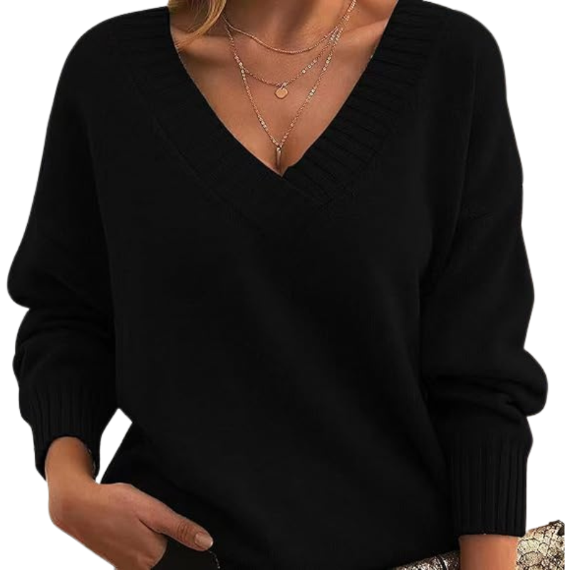 Faith | Women's V-Neck Pullover Sweater - Image 6