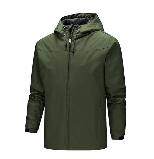 Darrell | Men's Hooded Zip-Up Jacket - Image 2