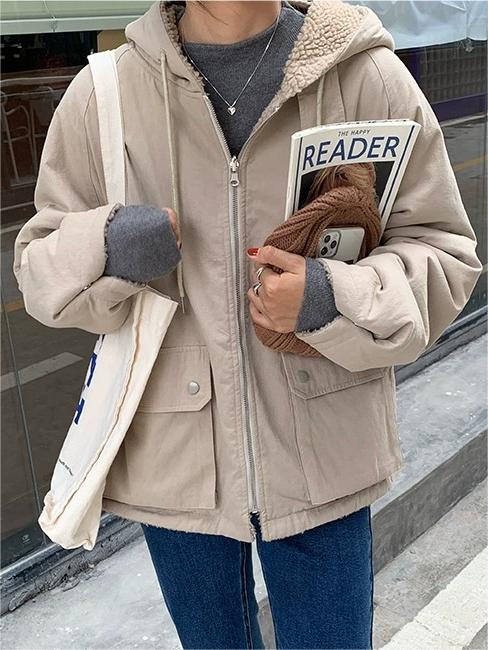 Sylvia | Women's Hooded Relaxed Fit Jacket - Image 7