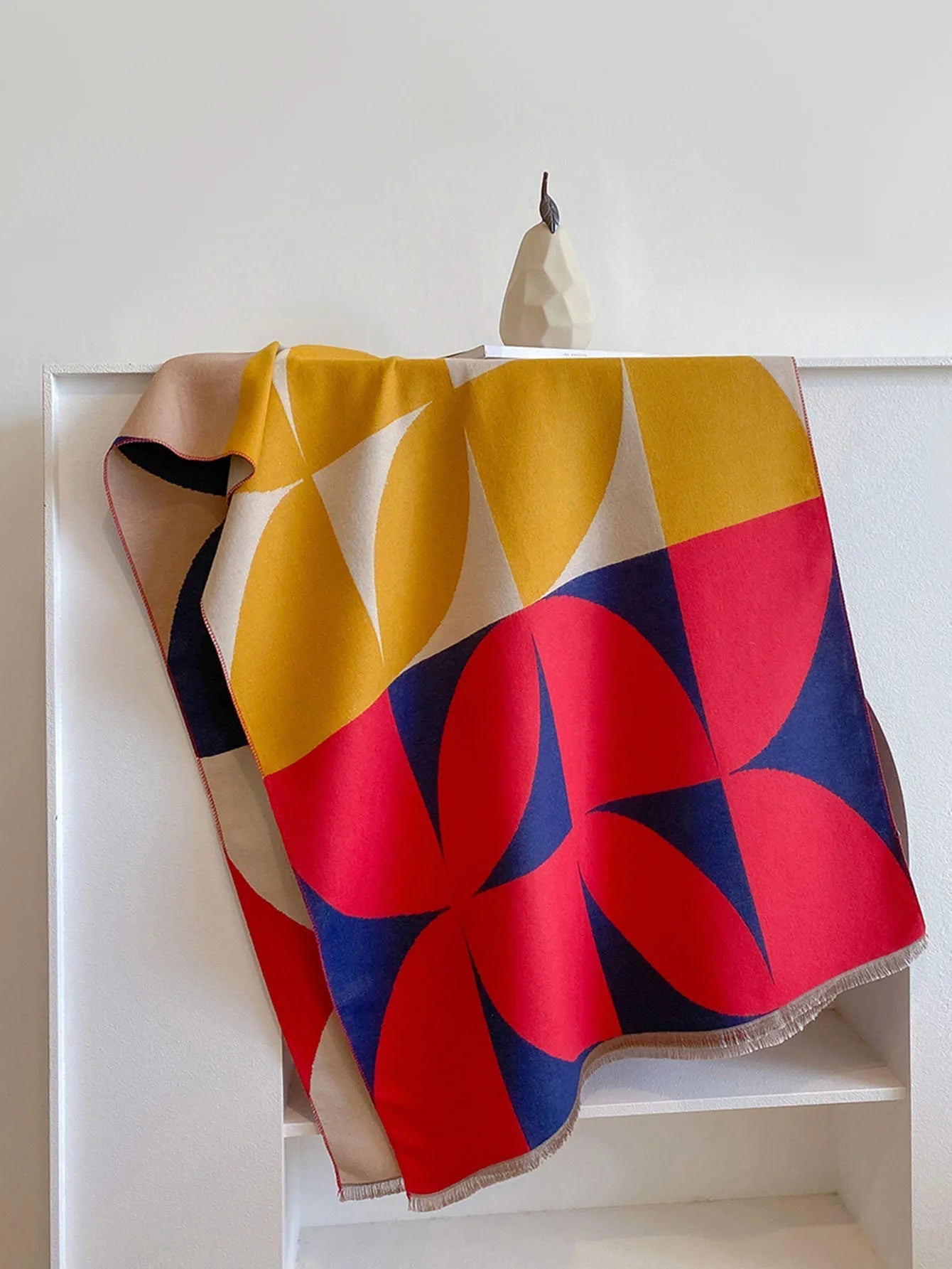Vanessa | Women's Oversized Geometric Scarf - Image 2