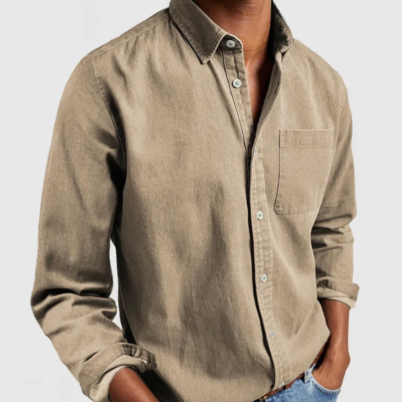 Landon | Men's Button-Down Casual Shirt - Image 2