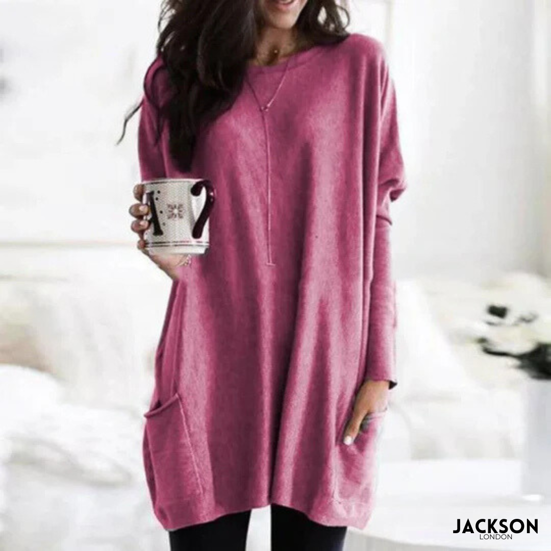 Faith | Women's Oversized Tunic Sweater Dress - Image 1