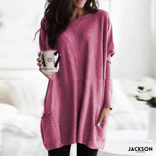 Faith | Women's Oversized Tunic Sweater Dress - Image 1