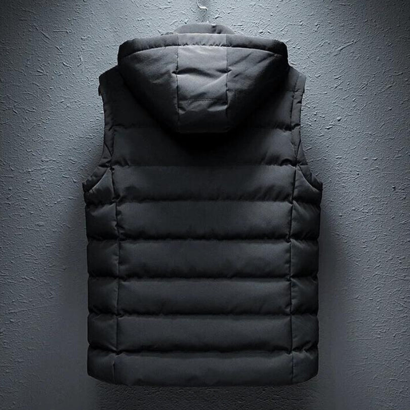 Floyd | Men's Hooded Puffer Vest - Image 2