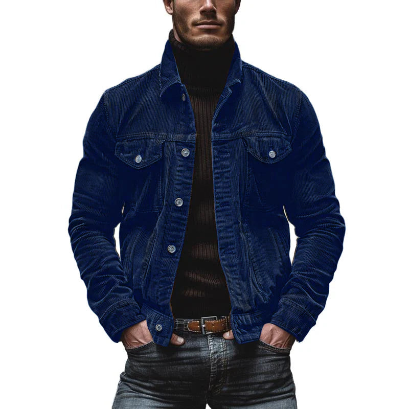 Grover | Men's Button-Down Corduroy Jacket - Image 8