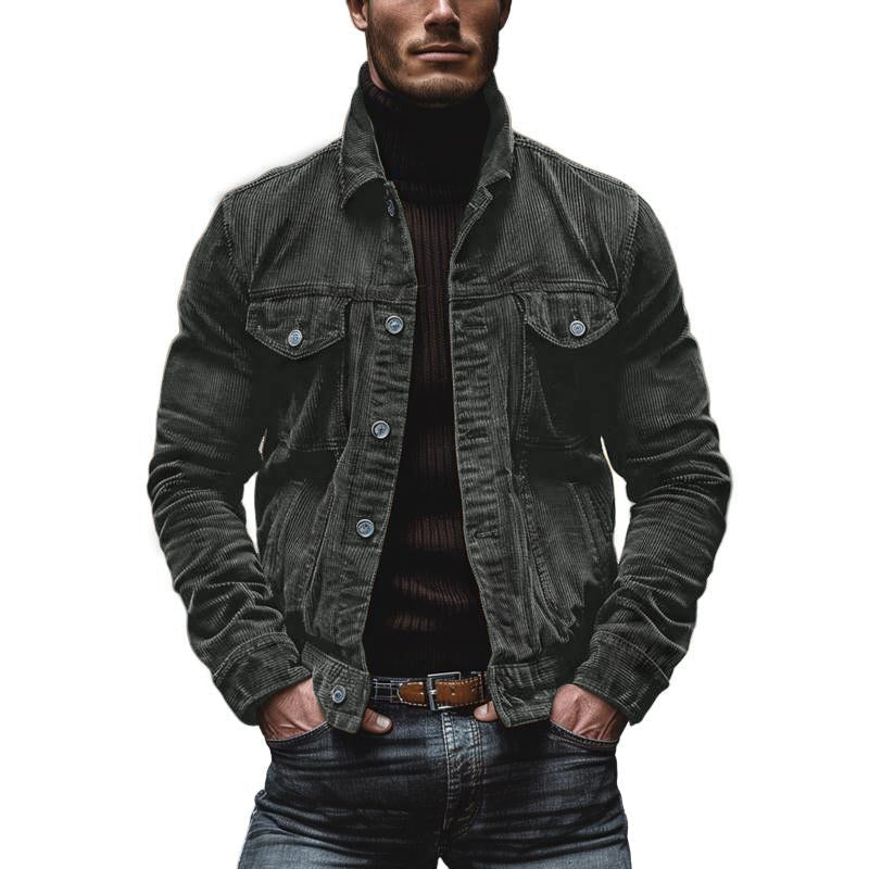 Grover | Men's Button-Down Corduroy Jacket - Image 9