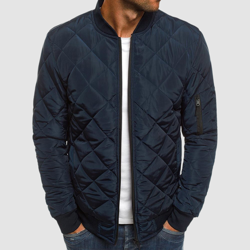 Dustin | Men's Slim-Fit Bomber Jacket - Image 1