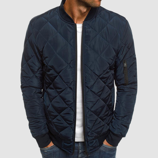 Dustin | Men's Slim-Fit Bomber Jacket - Image 1