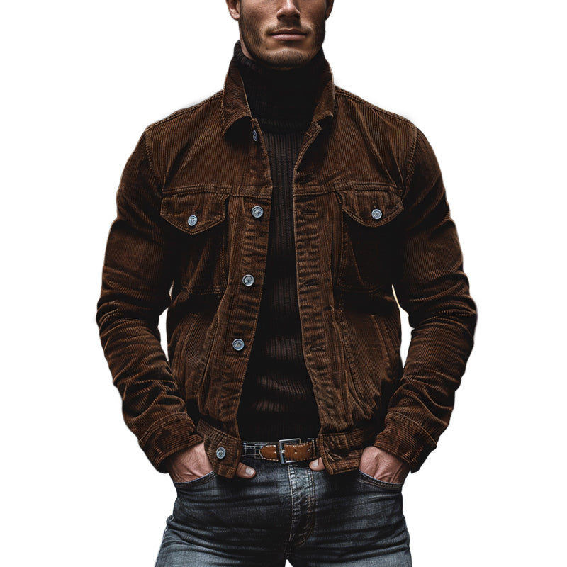 Grover | Men's Button-Down Corduroy Jacket - Image 1