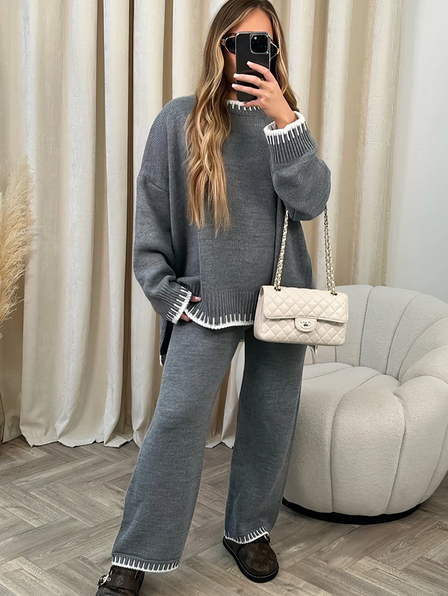 Savannah | Women's Oversized Loungewear Two-Piece Set - Image 2