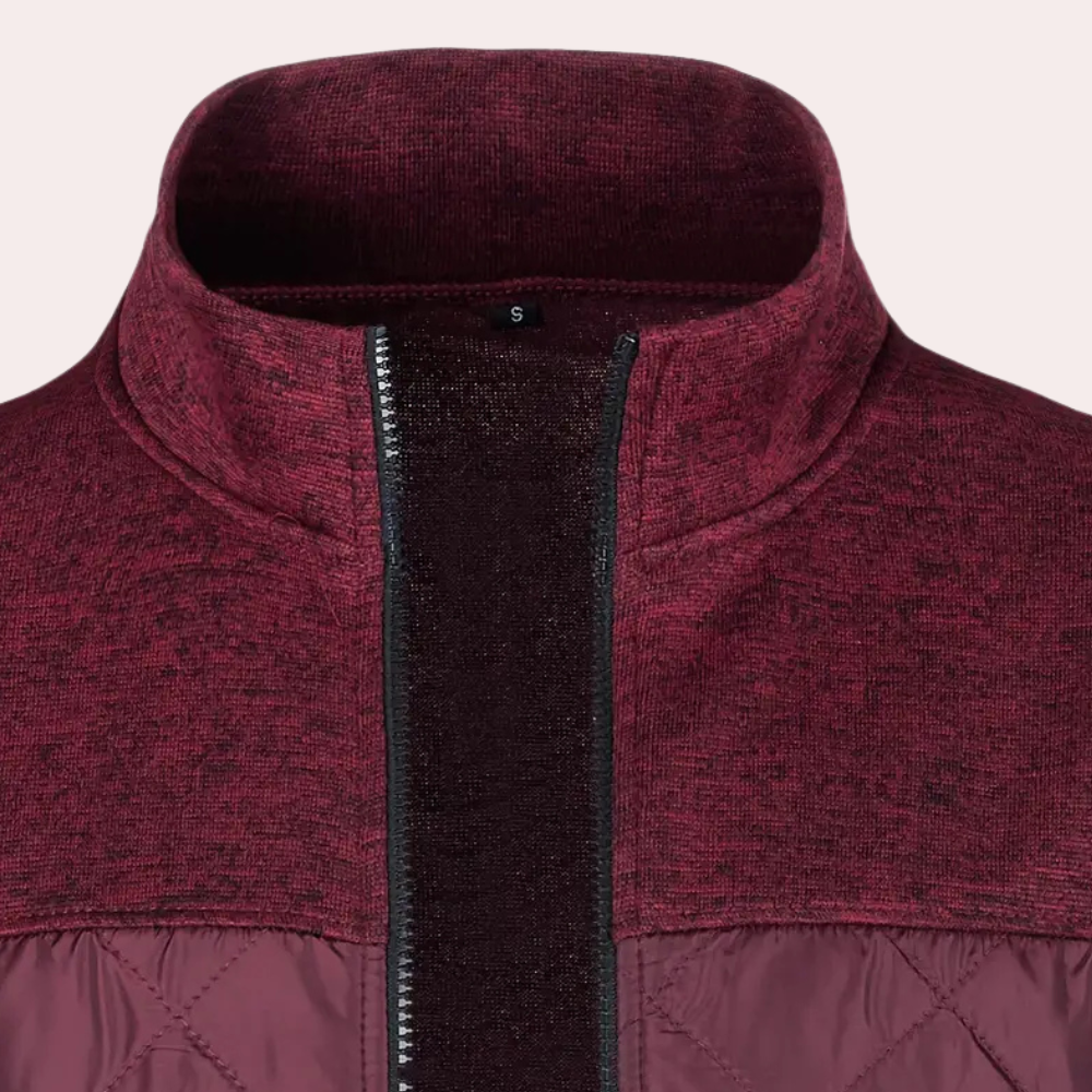 Vincent | Men's Quilted Casual Jacket - Image 3
