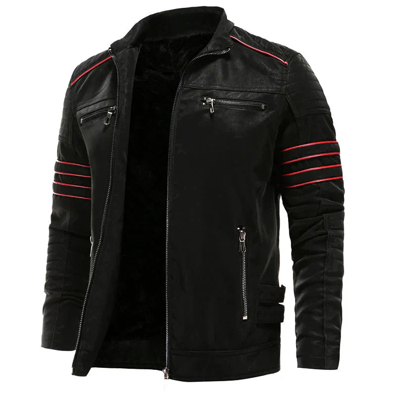 Mason | Men's Slim Fit Moto Jacket - Image 4