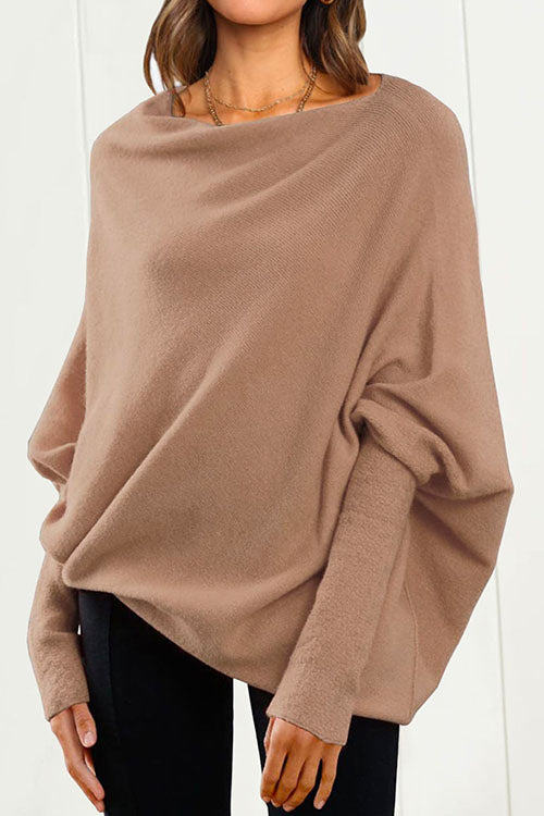 Kathy | Women's Oversized Batwing Sleeve Sweater - Image 1