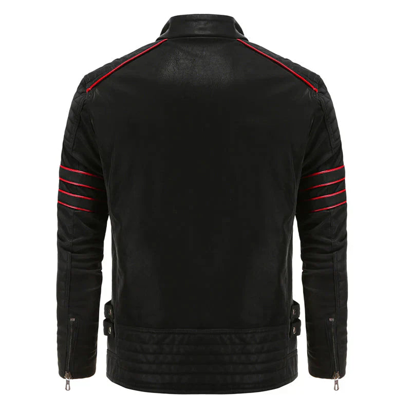 Mason | Men's Slim Fit Moto Jacket - Image 3