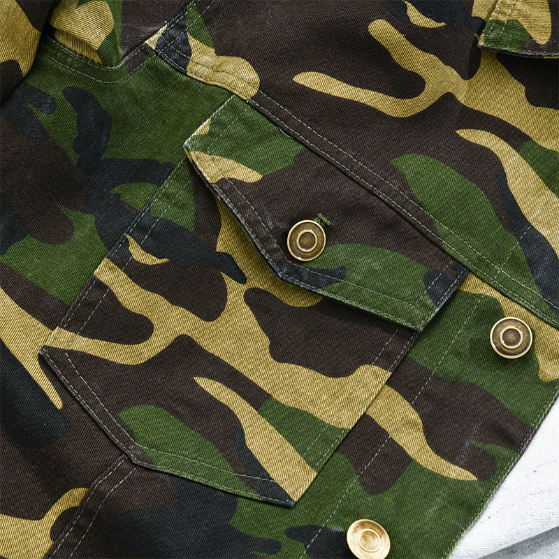 Jake | Men's Button-Down Camouflage Jacket - Image 5