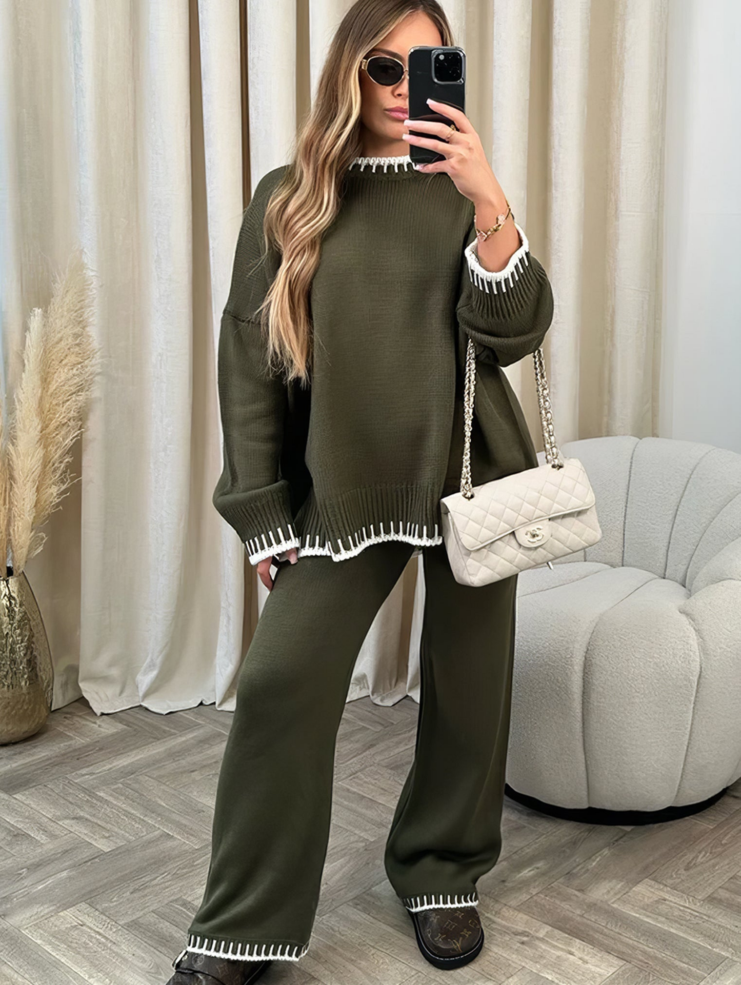 Savannah | Women's Oversized Loungewear Two-Piece Set - Image 3