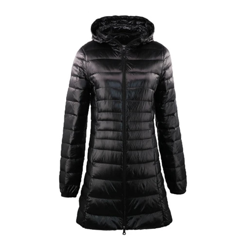Dominique | Women's Hooded Long Puffer Jacket - Image 2