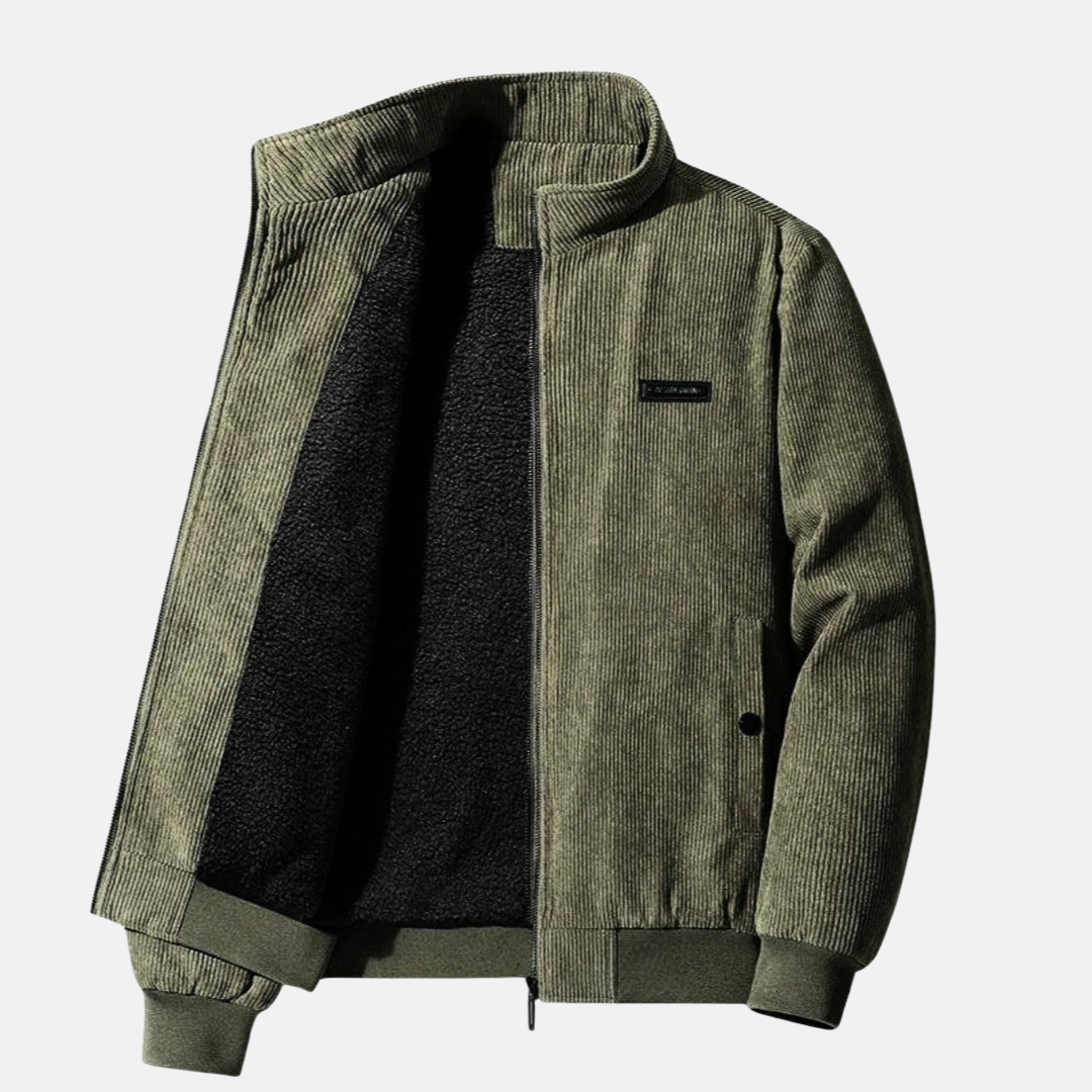 Odin | Men's Bomber Corduroy Jacket - Image 3