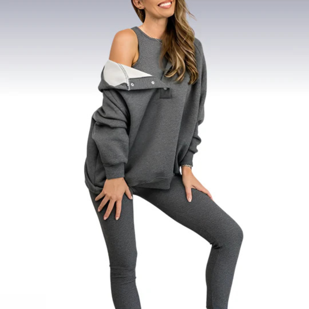 Bonnie | Women's Pullover Hoodie Two-Piece Set - Image 2
