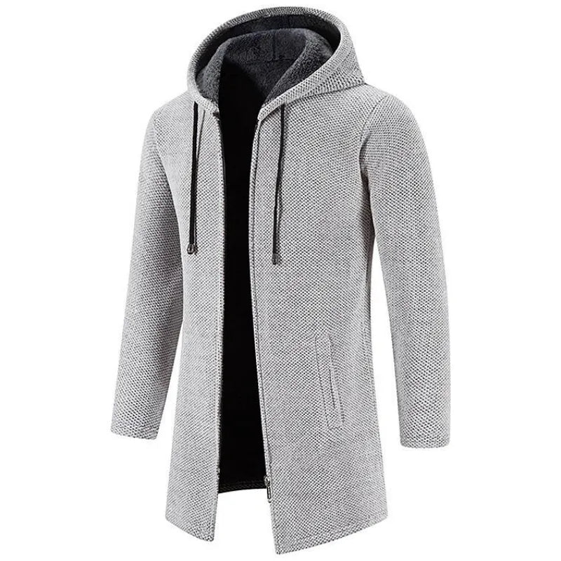 Finn | Men's Hooded Long Coat - Image 4