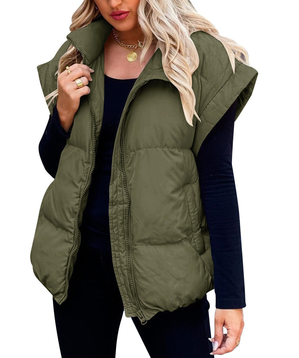 Maya | Women's Quilted Sleeveless Jacket - Image 3