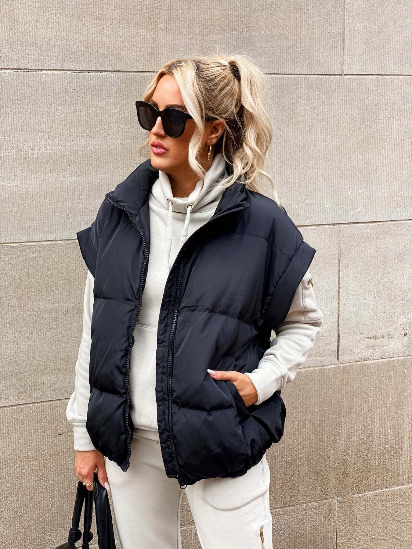 Maya | Women's Quilted Sleeveless Jacket - Image 7