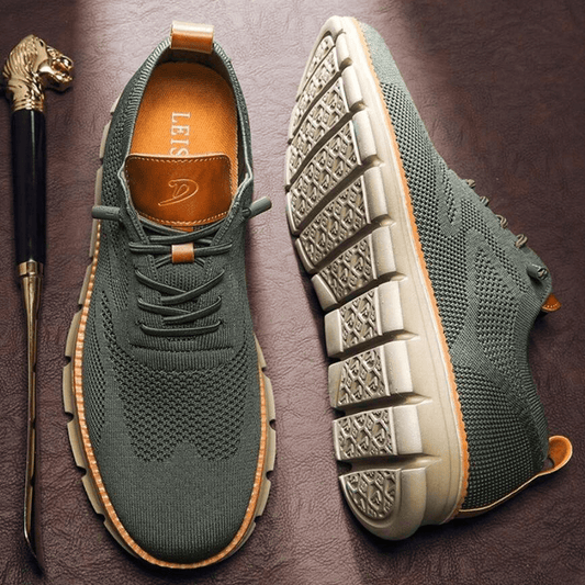 Men's Lace-Up Casual Sneakers - Image 1
