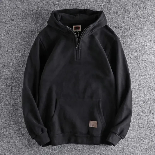 Terrence | Men's Half-Zip Pullover Hoodie - Image 1