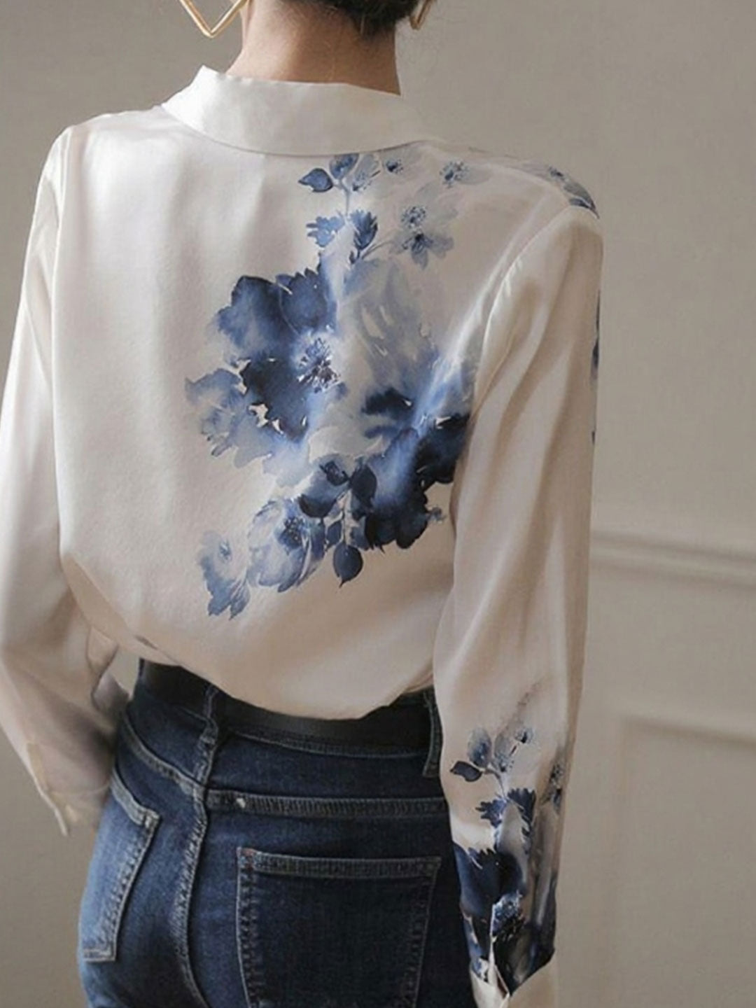 Crystal | Women's Button-Down Blouse - Image 4