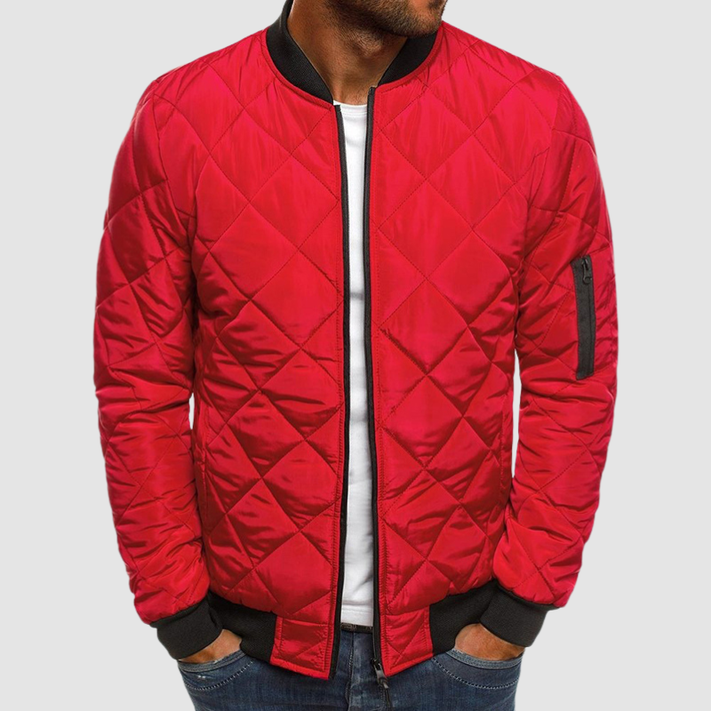 Dustin | Men's Slim-Fit Bomber Jacket - Image 3